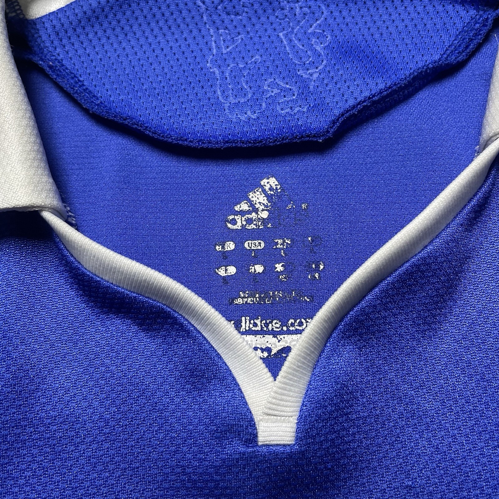 CHELSEA ADIDAS 2008/2009 FOOTBALL HOME JERSEY #18 QUARESMA SIZE “L” 656133