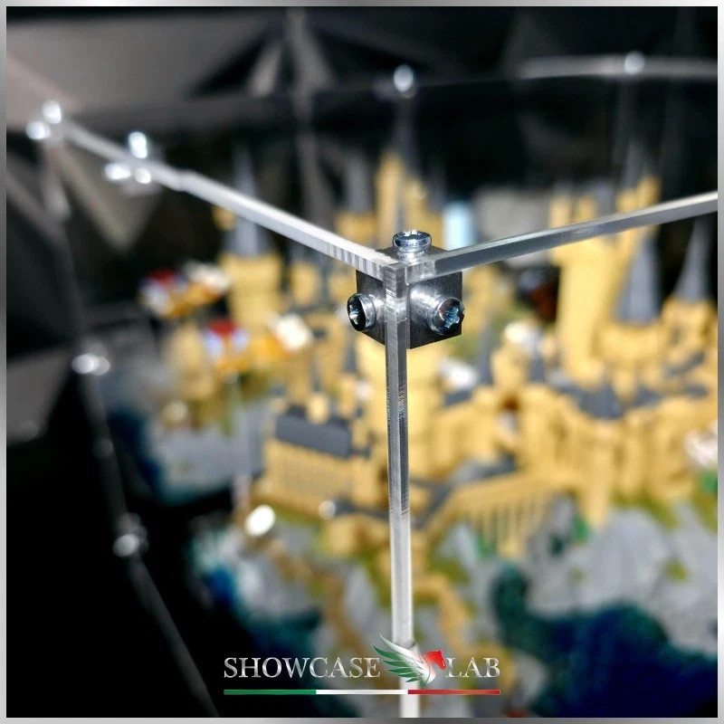 TECA IN PLEXIGLASS ACRILICO-SHOWCASE-TECA PER SET LEGO® 11380 - BICI DA CORSA foto 5