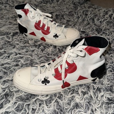 CONVERSE CONVERSE CHUCK TAYLOR ALL-STAR HI QUEEN OF HEARTS MENS 11 /WOMENS 13
