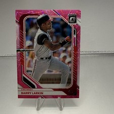 BARRY LARKIN 2026 Donruss OPTIC #48 Pink Velocity /79 Reds