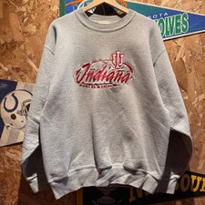 Vintage University Indiana Hoosiers Sweatshirt: L