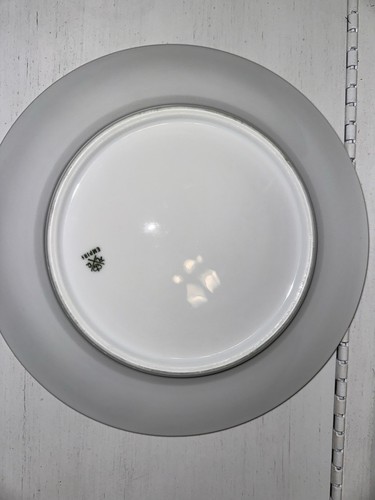 Rosenthal, Vereinigte Kunstgewerbler Darmstadt Antique Blue + Gold Floral Plate - Picture 4 of 8