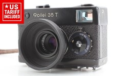   Exc 5 w/ Strap  Rollei 35 T Black Film Camera Tessar 40mm f/3.5 Lens From JAPAN