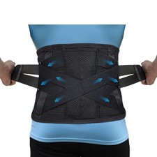 Back Brace for Lower Back Pain - Adjustable Lumbar Support Belt for Men Wom...