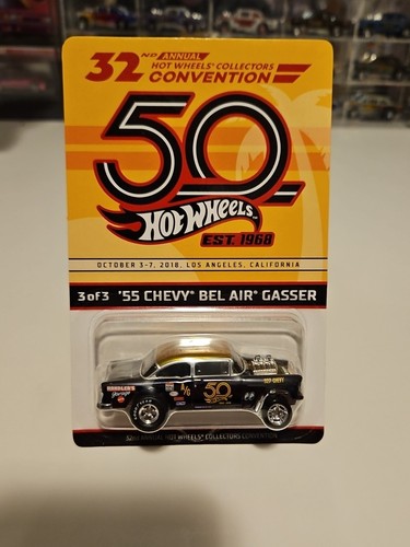 2018 Hot Wheels 32nd Annual Convention 55 Chevy Bel Air Gasser - #00339/4500
