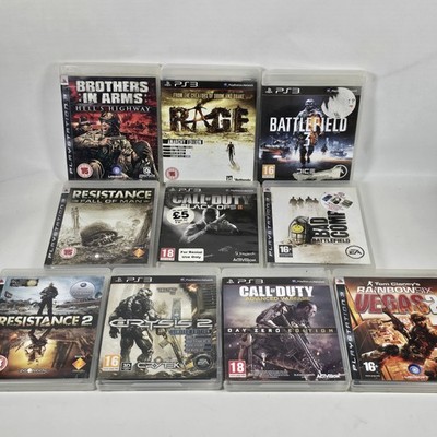 Shoot Em up PS3 Playstation 3 Spielepaket Call of Duty Resistance Battlefield