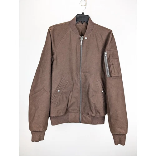 Giacca Bomber Rick Owens Marrone Nuova con etichette 48 It