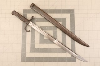 Imperial Japanese Army WWII Early Hooked Quillon Type 30 Arisaka Bayonet Sheath