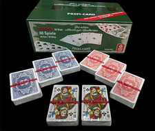 60x ASS Altenburger Romme Spielkarten 55 Karten Blatt Karton  Profi-Qualität Neu