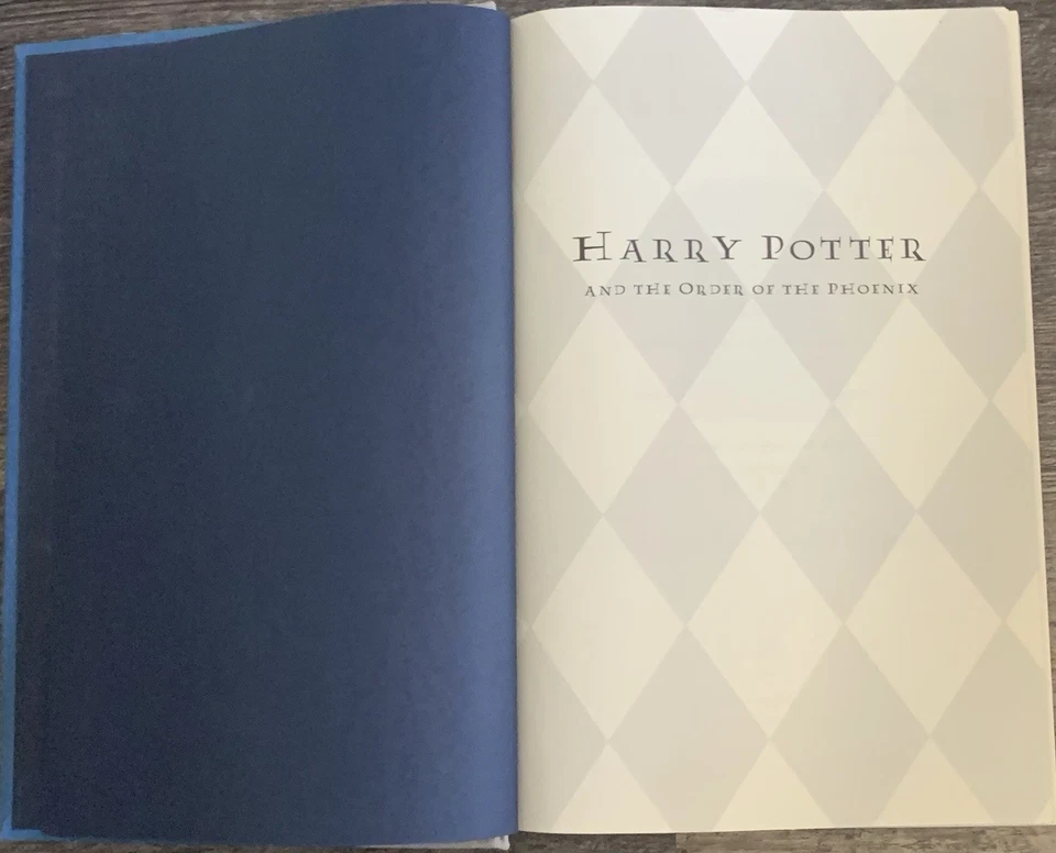 RARE! 1st Hardback Ed. Harry Potter And The Order Of The Phoenix Book 2003 GOOD! - Image 3 of 4