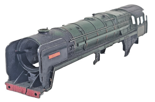 Tri-ang Hornby R.259 OO BR 7MT 70000 Britannia grün Kunststoff Lokgehäuse ohne Verpackung. | Zustand: Used