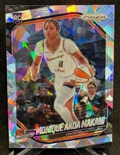 2025 Panini Prizm WNBA Monique Akoa Makani #98 RC Mercury Cracked Ice Prizm