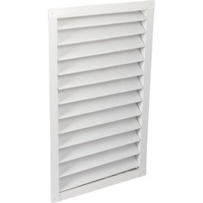 AirVent 14" x 24" Rectangular White Gable Attic Vent 81232 Pack of 6 AirVent
