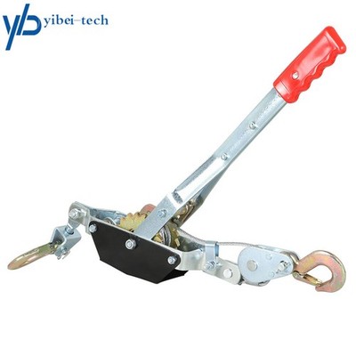 2 Ton Dual Gear Power Puller 17 in. High-leverage Steel Ratchet Handle