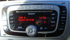 11 FORD KUGA MK1 2.0 TDCI SONY RADIO/CD HEAD UNIT - OHNE CODE 08-12 AUSSCHLACHTEN AUTO