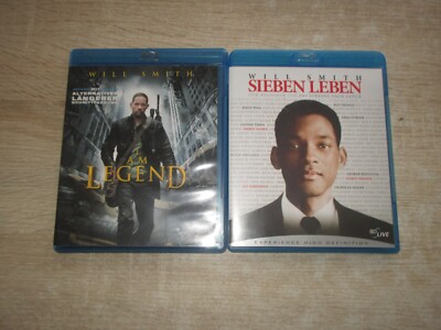 2 Blu-ray Sammlung I Am Legend + Sieben Leben