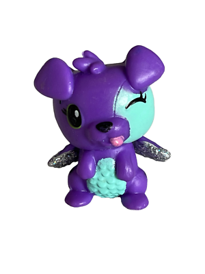 Hatchimals Colleggtibles Purple Teal Puppit Puppy Dog Silver Wings