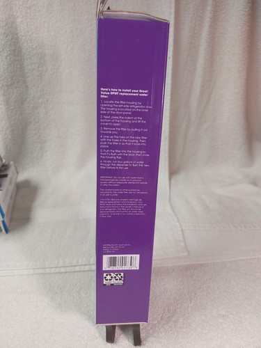 Great Value Refrigerator Water Filter Replaces Ge Model RPWF 6months 300 gallons - Picture 3 of 3