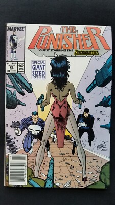 The Punisher #25 Newsstand Edition 1989 Special Giant Sized Issue