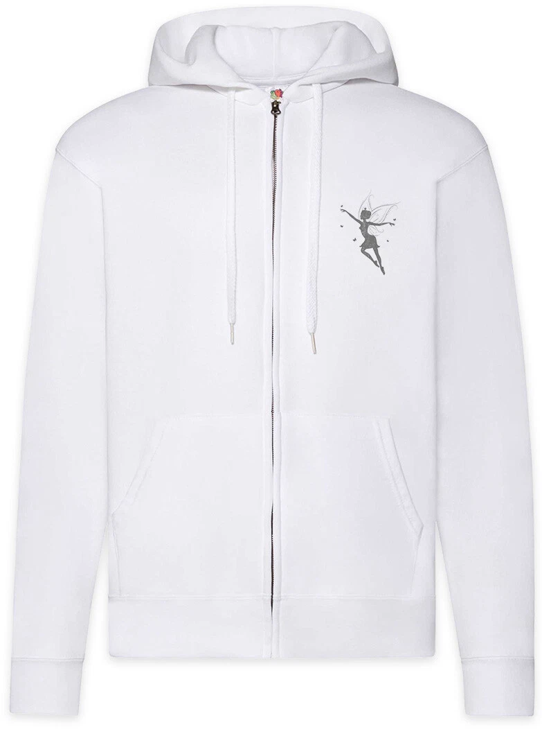 Fairy III Zipper Hoodie Horn Rainbow Fun Fairies Princess Fairytale Unicorn Toon
