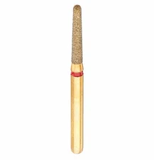 Premium Gold Plated Diamond-Round End Taper-G856M/016F (GB6MF)-Fine pk of 5