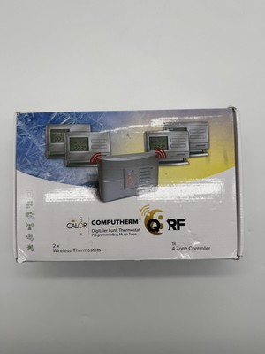 COMPUTHERM Q8RF Multi-Zone: 2 x digitale, programmierbare Funk-Thermostate,