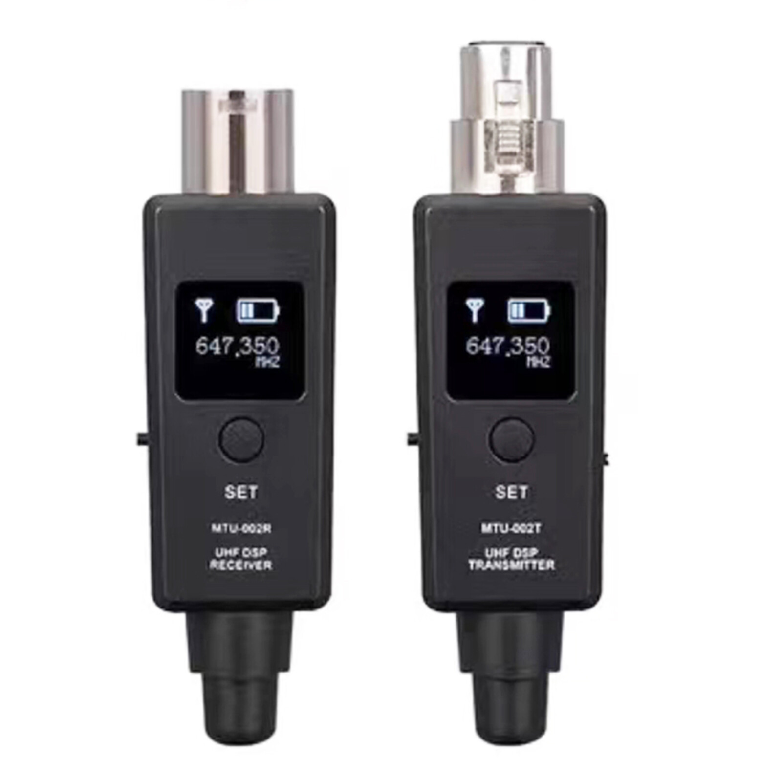 Microphone Wireless Transmitter Receiver Rechargeable Adapter for Speaker g-image