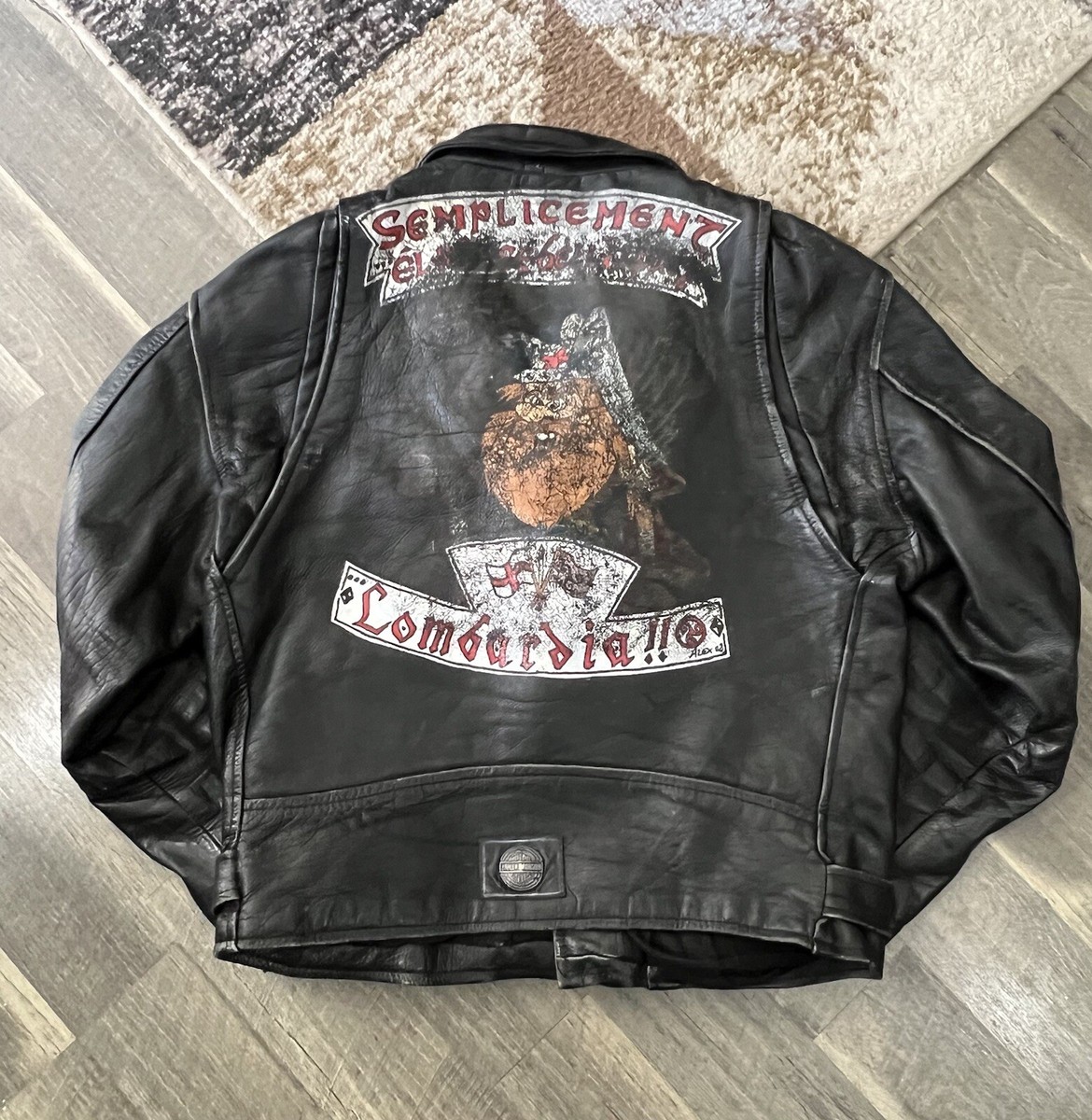ジャケット・アウター GIN URBAN cowhide leather jacket riders s-l1200.jpg