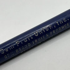 VTG c1950s Universal Mechanical Pencil Gem Fruit Union Co. Emmett Idaho
