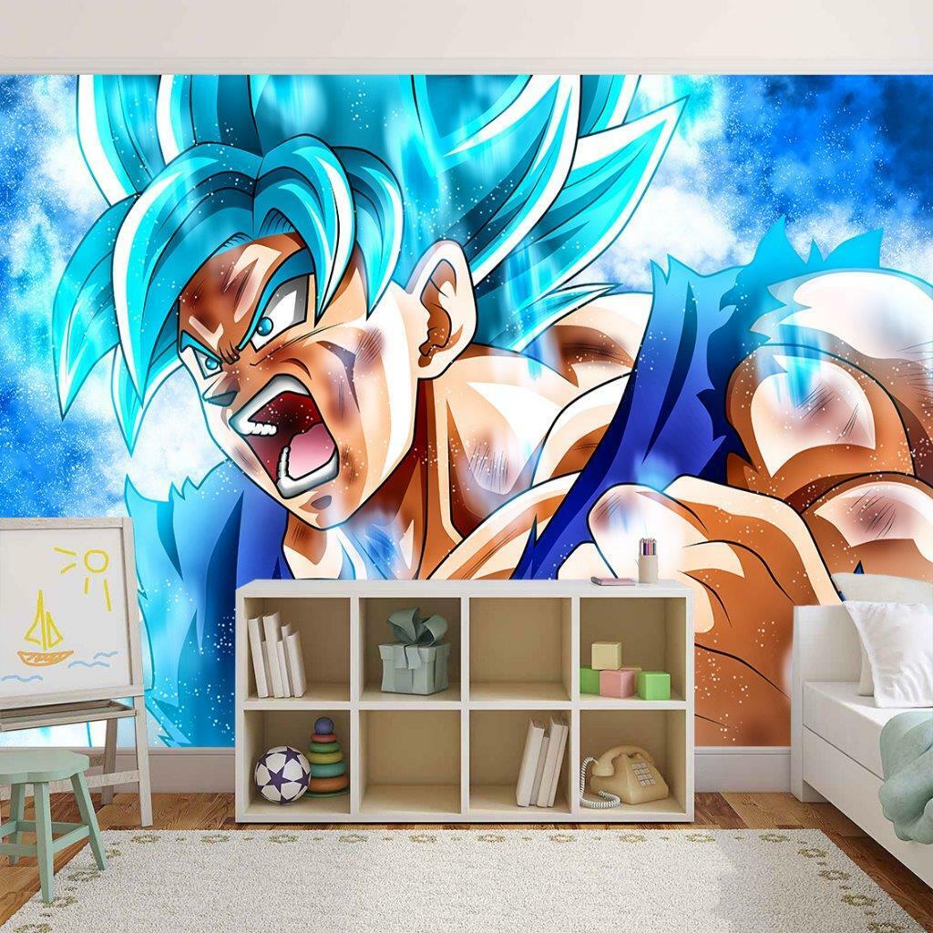 Photo Wallpaper Goku, dragon ball z super Wall Mural Children's, Kids Room