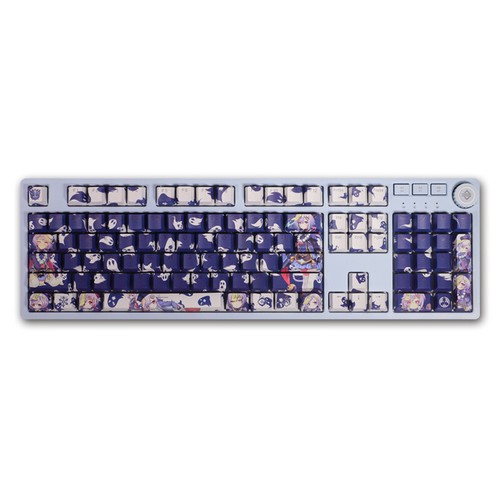 108 Key Qiqi Genshin Impact TransparentPBT Keycap Cherry MX Keyboard Only Keycap - Picture 12 of 12
