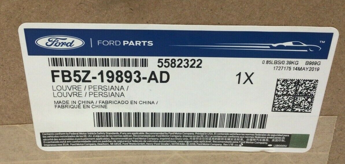 2016-2019 Ford Explorer Dual Center Dash Air Vent new OEM FB5Z