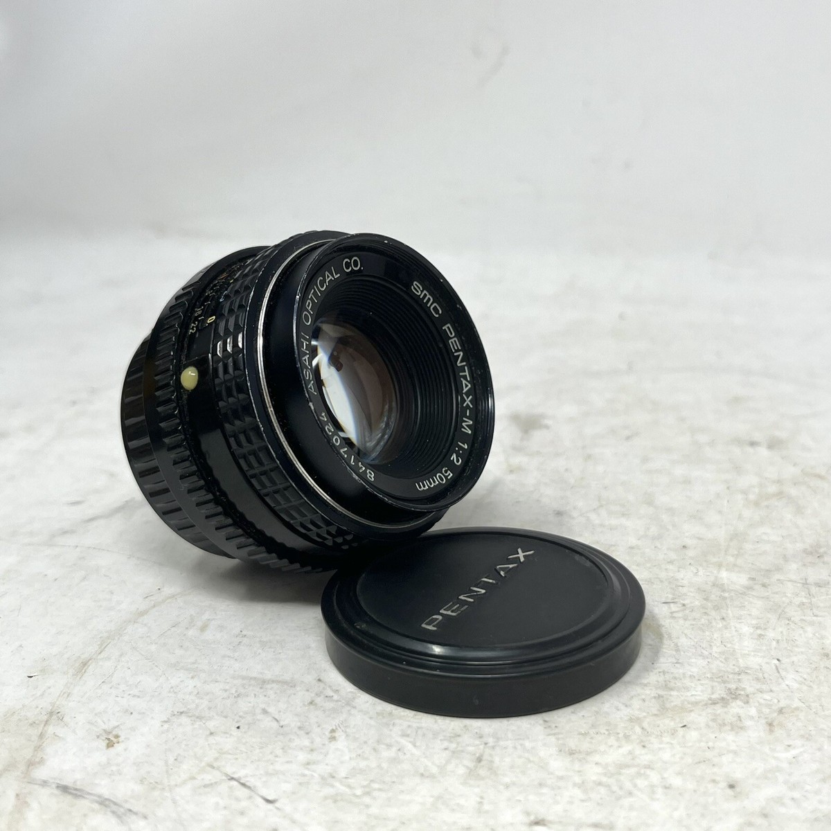 SMC Pentax-M 1:2 50mm Asahi Optical Camera Lens + Caps | eBay