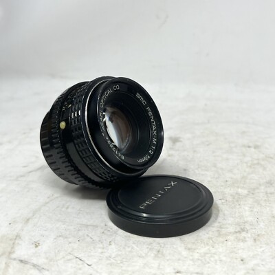 SMC Pentax-M 1:2 50mm Asahi Optical Camera Lens + Caps | eBay