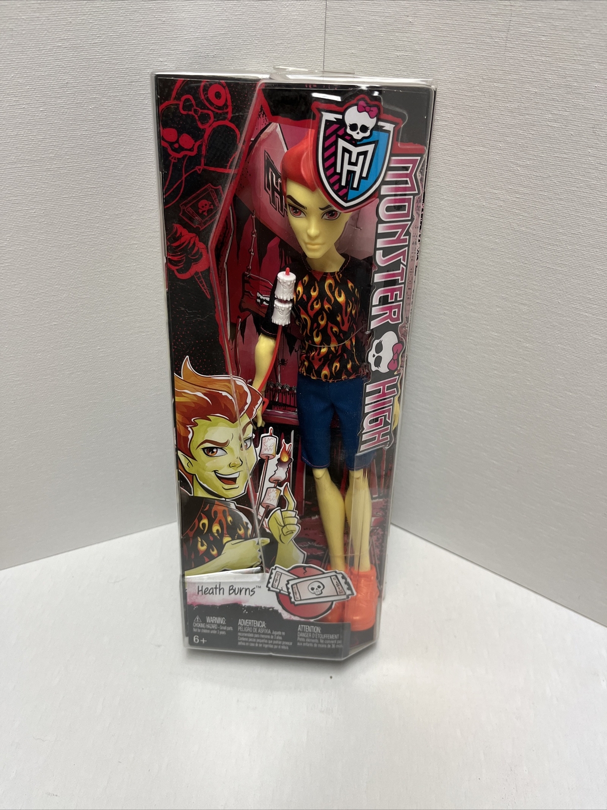 MONSTER HIGH BOY DOLL - HEATH BURNS GHOUL FAIR NRFB - 2014 MATTEL | eBay