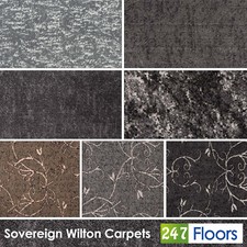 Hugh Mackay Sovereign Wilton Carpet Woven Back Pattern Stain Resistant Bedroom