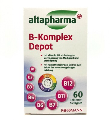   Altapharma Vitamin B-Komplex Depot,mit B1- B12 60 Tabletten  