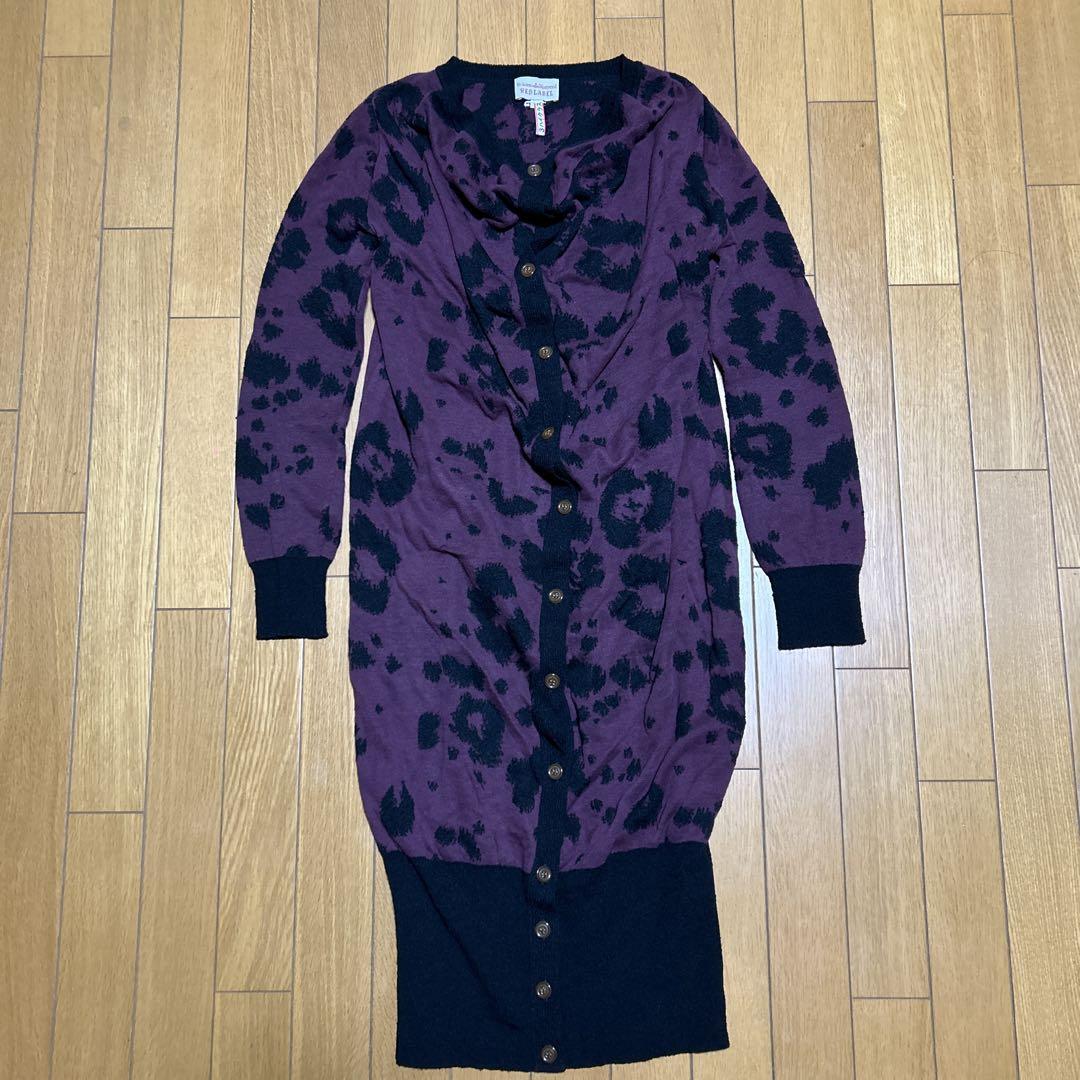 Vivienne Westwood RED RABEL Leopard Cardigan ヴィヴィアン・ウエストウッド レッドレーベル レオパード 豹柄 カーディガン Women's Vivienne Westwood Red Label Leopard Cardigan Printed