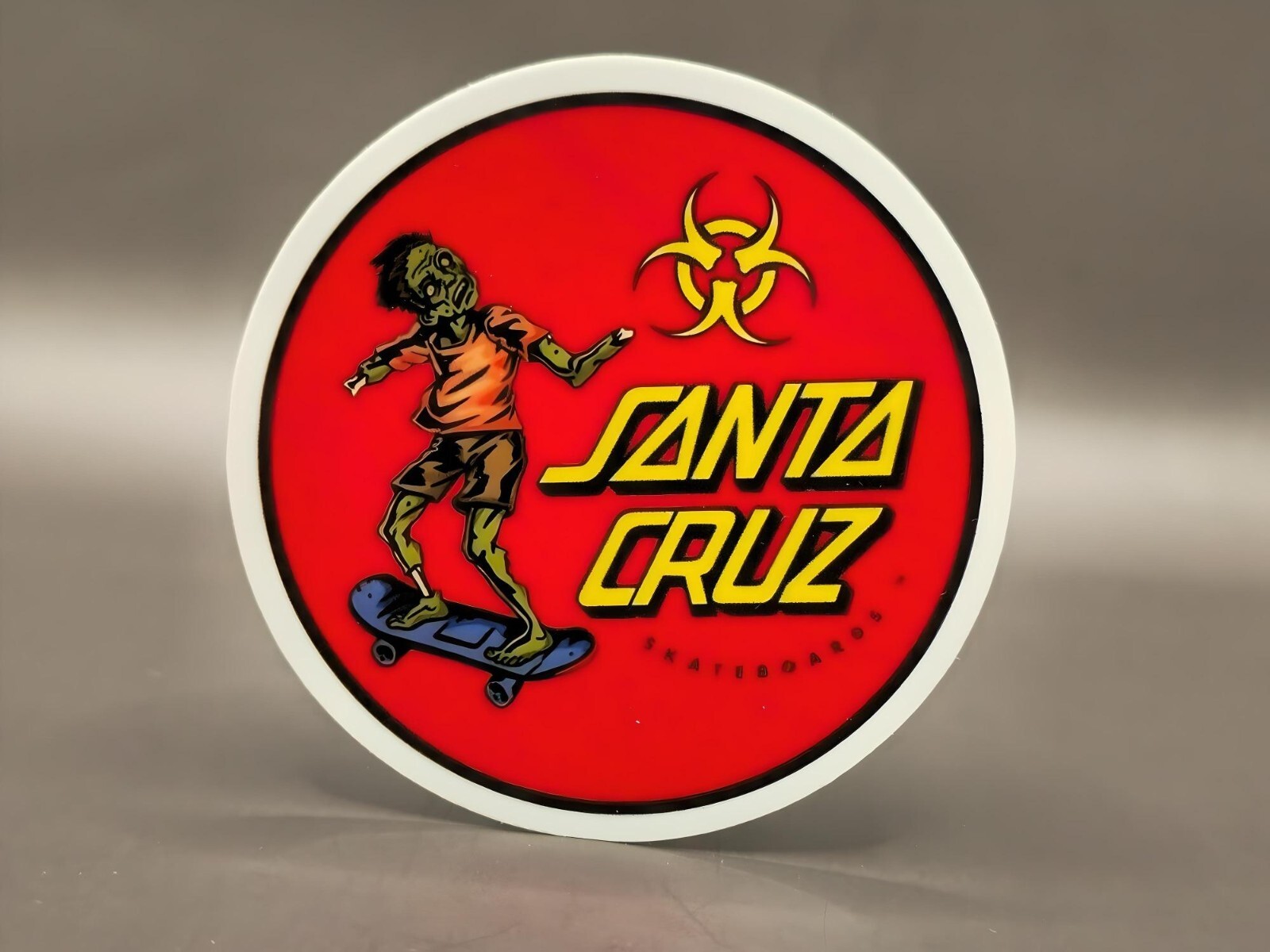 Santa Cruz Vinyl Stickers Skateboard Surf Wave Beach Animals