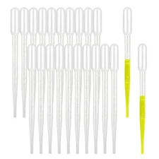 120pcs 3ml Plastic Transfer Pipettes Disposable Dropper For Lab Diy Art