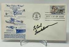 Frank Borman Signed First Day Cover JSA COA Earl