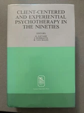 Client-Centered & Experiential Psychotherapy In The Nineties HC HTF 1990