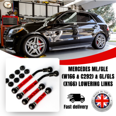 MERCEDES ML GLE COUPE W166/C292 & GLS X166 EVOLUTION LOWERING KIT