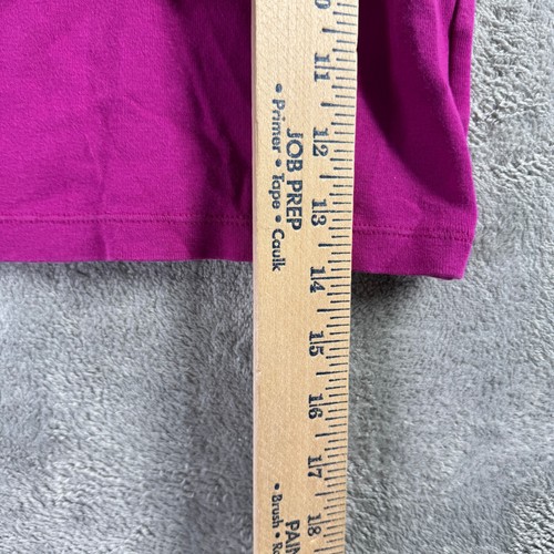 Hanna Andersson Long Sleeve T-Shirt Girls Size 100 Purple Made In Peru - Picture 4 of 6