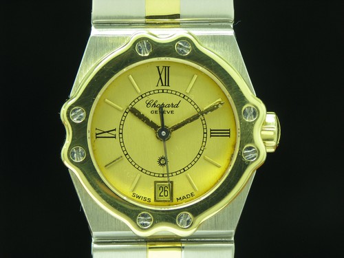 Chopard St.Moritz Steel/Gold Women's Watch with Date / Ref 8024 / Eta 956.112 - 第 4/9 張圖片