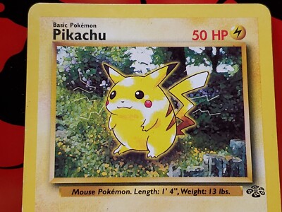 PIKACHU - Jungle Set - 60/64 - Common - Pokemon Card - Unlimited