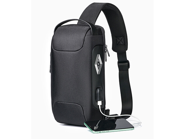SMT Sling Bag Crossbody Backpack with USB, Shoulder Casual  display picture 3