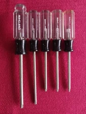 CRAFTSMAN 5 PIECE TORX SCREWDRIVER SET T10 T15 T20 T25 T30 US MADE FREE SHIPPING