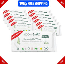 Eco by Naty Aloe Vera Baby Wipes   Compostable, Hypoallergenic 672 Count 