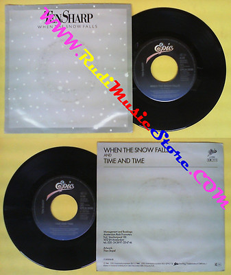 LP 45 7'' TEN SHARP When the snow falls Time and time 1985 holland no cd mc dvd*